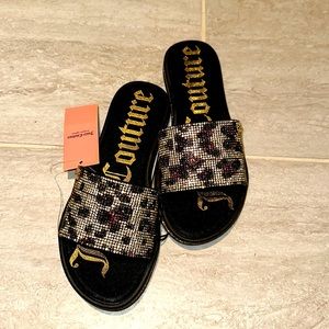 Juicy couture Leopard slides